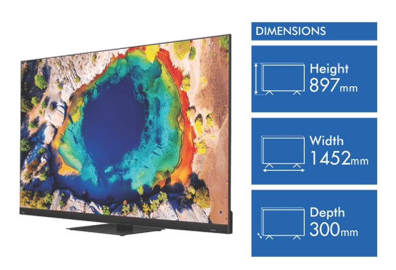 Toshiba 65" Z870NP Series 4K Mini-LED Smart TV 2024