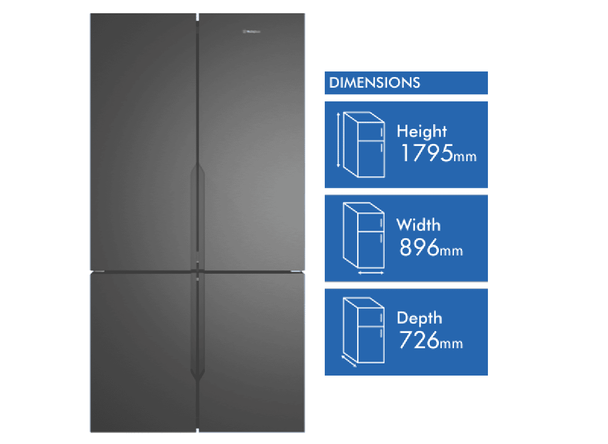 Westinghouse 564L Quad Door Refrigerator