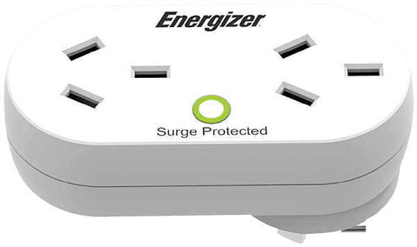 Energizer Double Power Adaptor with Surge Protection