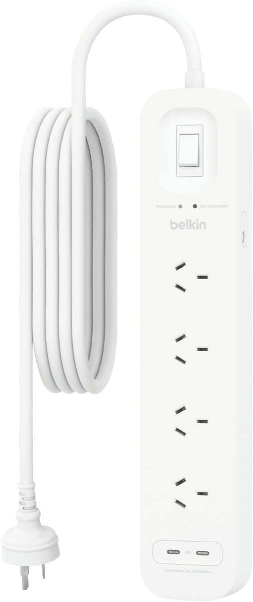 Belkin SurgePro 4-Outlet Surge Protector with Dual USB-C