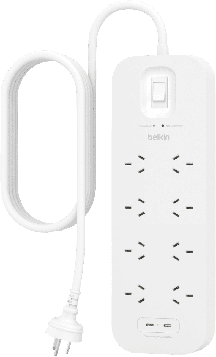 Belkin SurgePro 8-Outlet Surge Protector with Dual USB-C