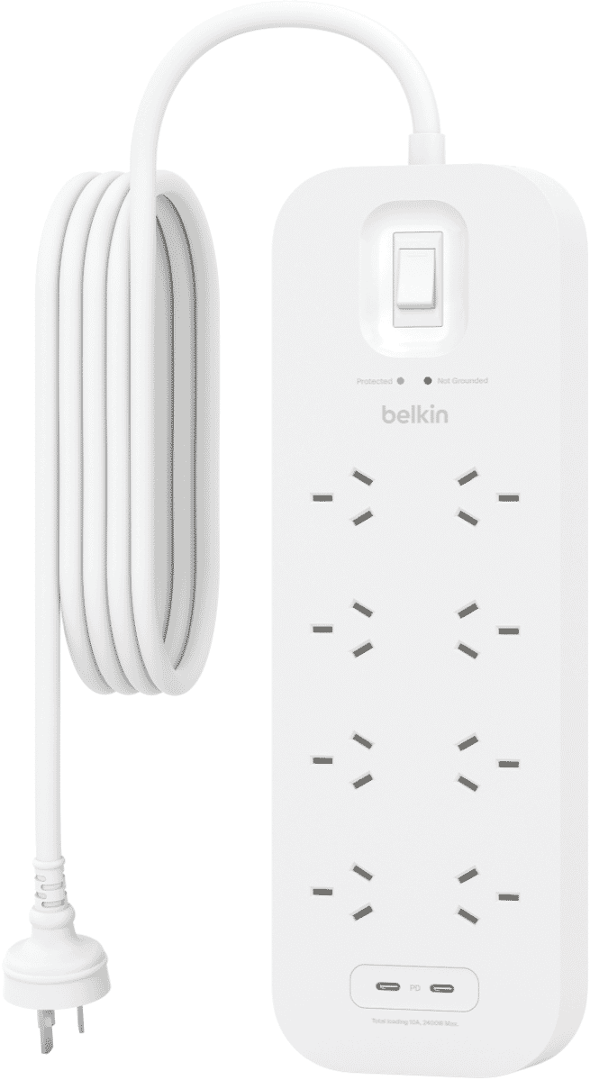 Belkin SurgePro 8-Outlet Surge Protector with Dual USB-C
