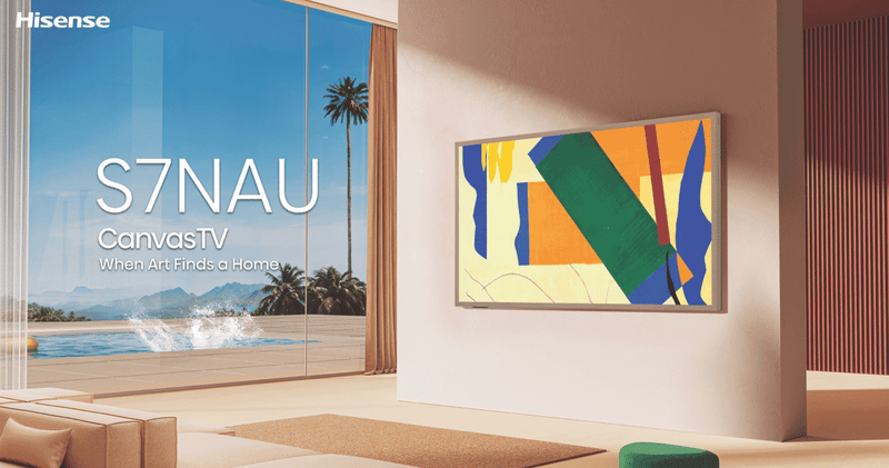 Hisense 65" Canvas S7NAU 4K QLED Smart TV 2024