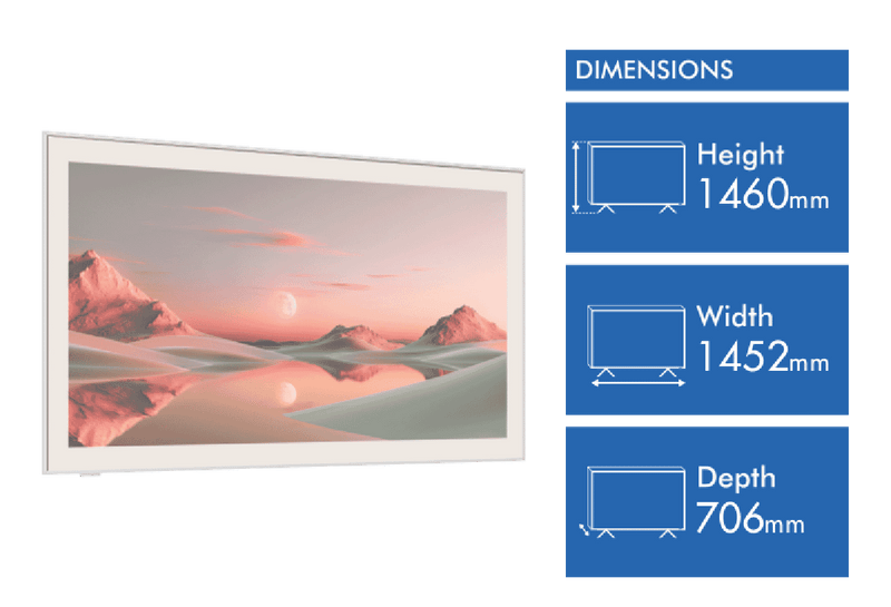 TCL 65" A300W NXTFRAME TV 2024