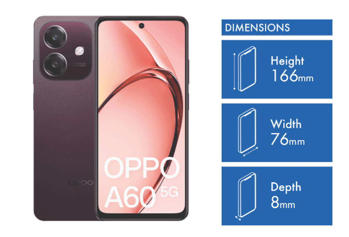 OPPO A60 5G 128GB Nebula Red