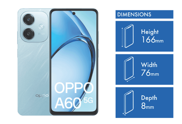 OPPO A60 5G 128GB Ocean Blue