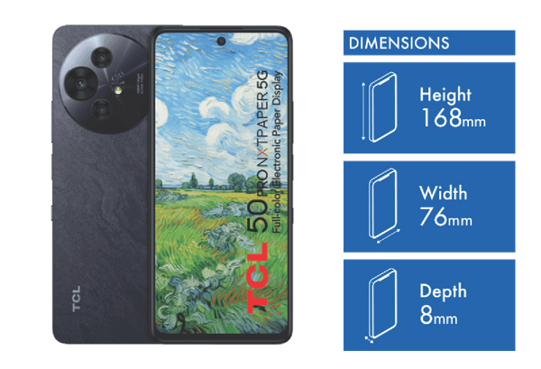 TCL 50 Pro NXTPAPER 5G 512GB Moon Gray