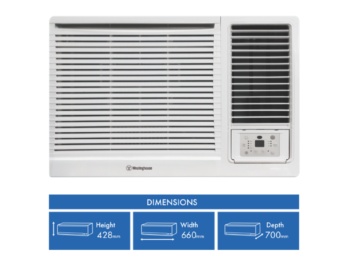 Westinghouse 3.9 kW 2.0E Cool Only Box Air Conditioner W/ LCD Remote