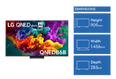 LG 65" QNED86B EVO AI Mini LED 4K Smart TV 2026