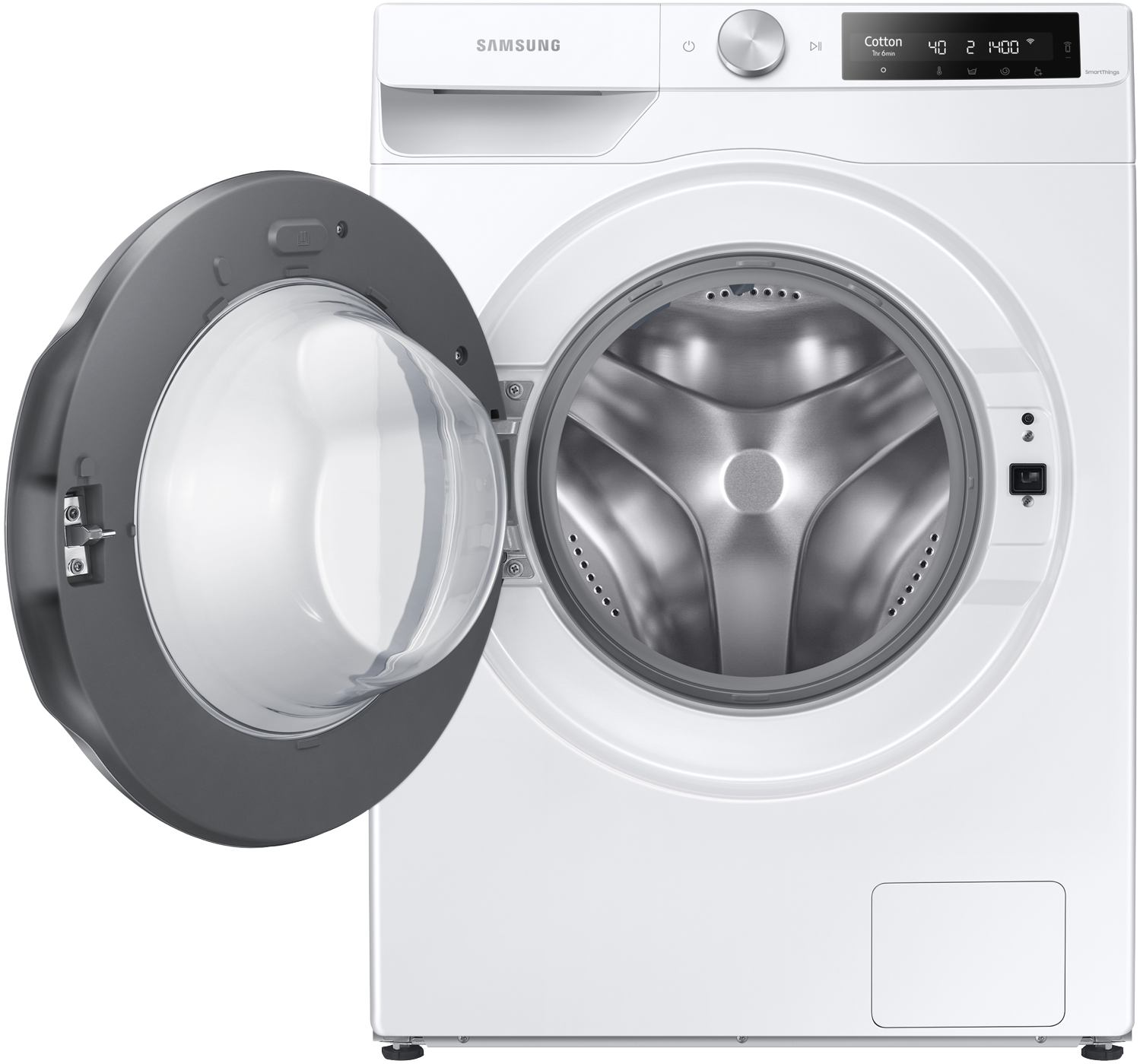 Samsung 11kg Smart Front Load Washer WW11CG60ADLE - Side/angled view