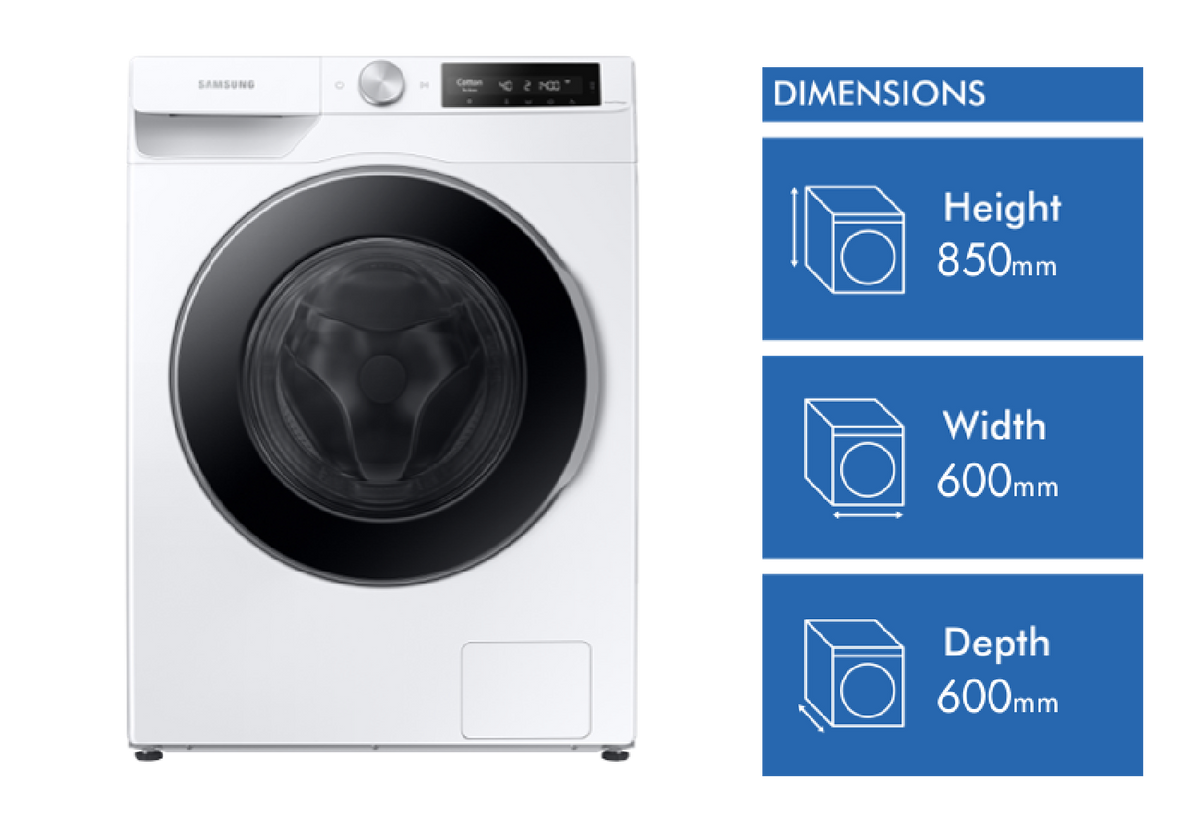 Samsung 11kg Smart Front Load Washer WW11CG60ADLE - Detail view