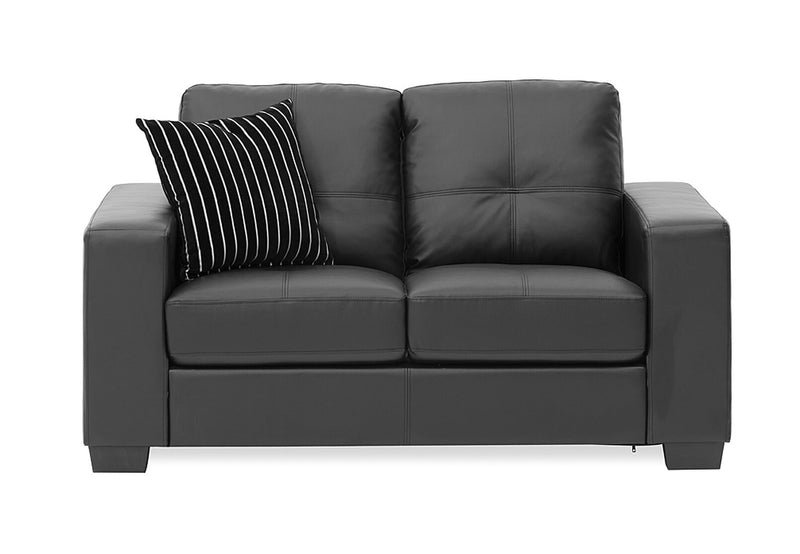 DIAMOND Leather-Look 2 Seater Sofa