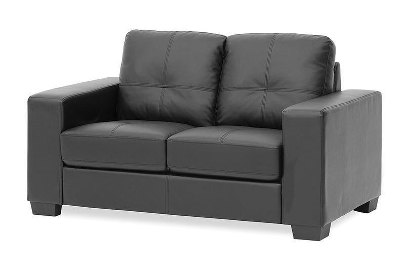 DIAMOND Leather-Look 2 Seater Sofa