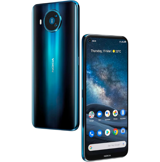 Nokia 8.3 5G Android Smartphone (Official Australian Version) 2020, Unlocked Mobile Phone with Dual Sim, Cinematic Video Quad Camera, Zeiss Optics, Pure Display, 2-Day Battery, 8/128GB - Layaway AU