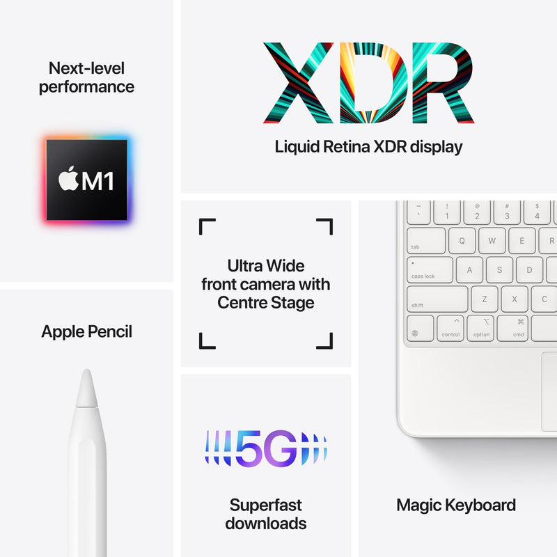 Apple iPad Pro 12.9-inch 1TB Wi-Fi + Cellular (Space Grey) [5th Gen]