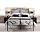 Istyle Christina Queen Bed Frame Metal Grey Black
