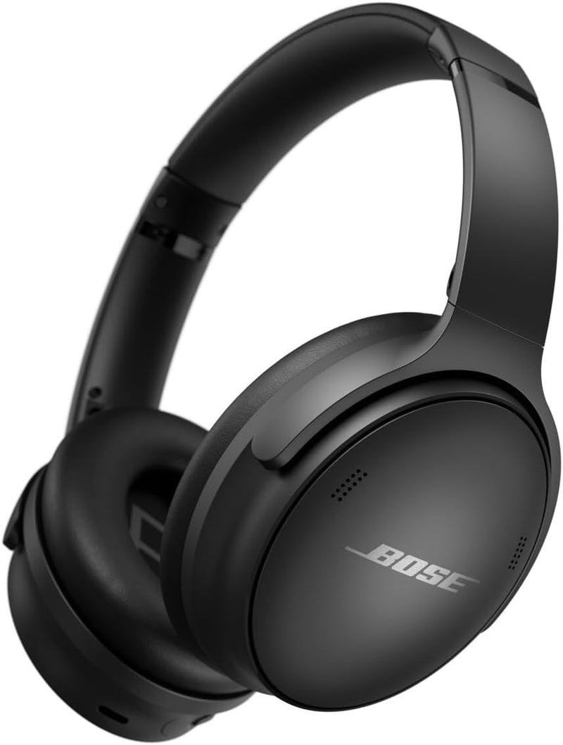 Bose QuietComfort 45 Noise Cancelling Headphones with Built-in Microphone for Clear Calls and Alexa Voice Control, Black