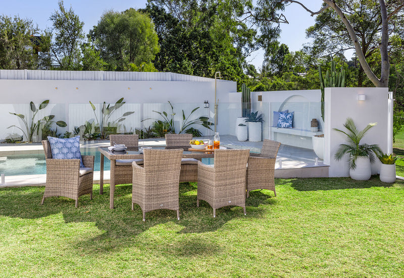 BARBOSA 7 Piece Outdoor Setting