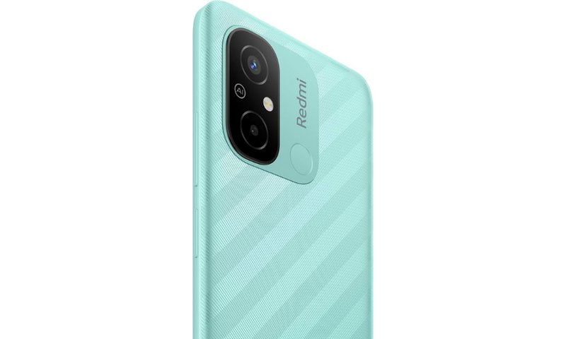 Xiaomi Redmi 12C 64GB Mobile Phone, Mint, Mint Green, Android 12, Dual SIM