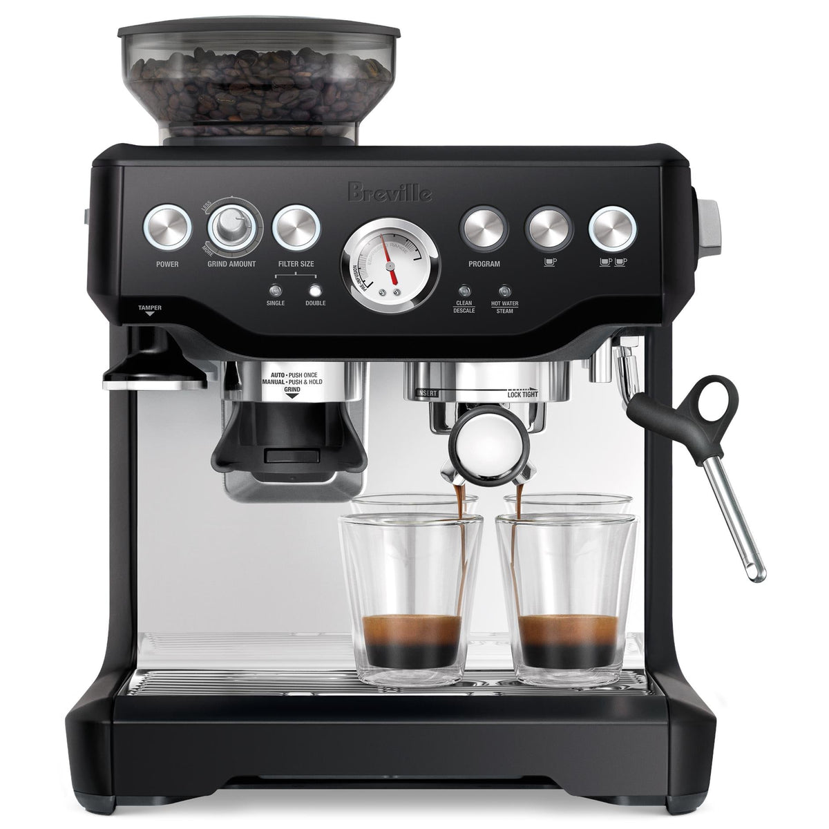Breville the Barista Express Coffee Machine (Black Truffle) — view 1
