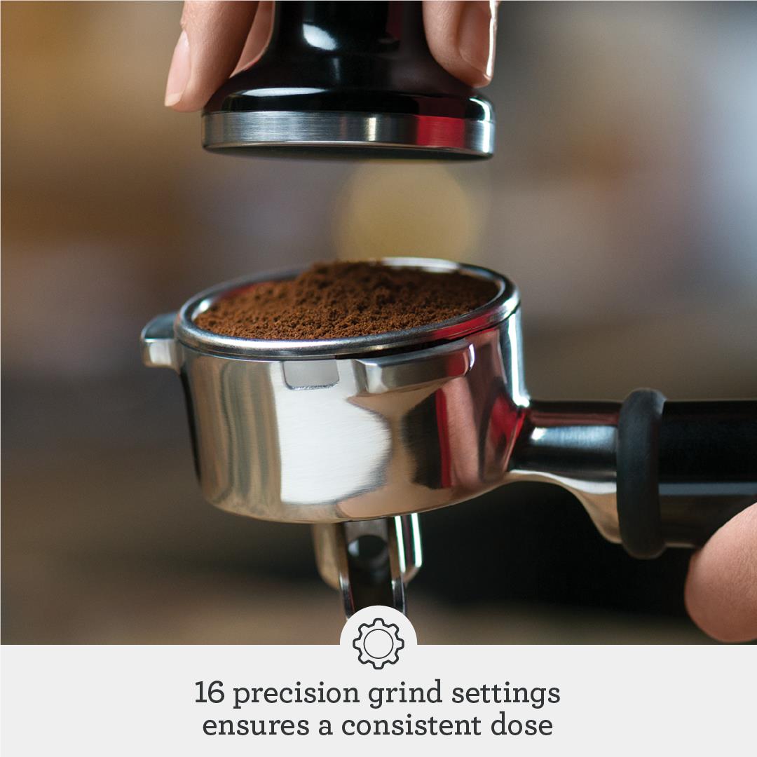 Breville the Barista Express Coffee Machine (Black Truffle) — view 4