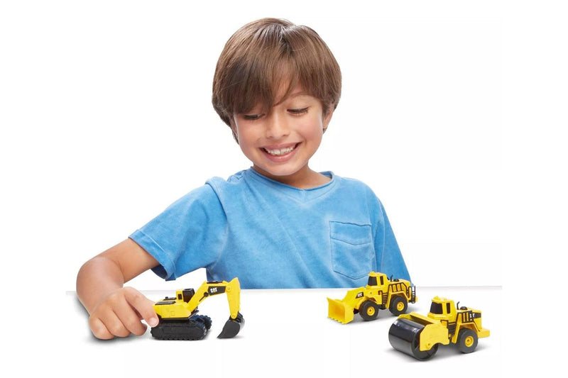 CAT: Metal 3 Pack - Wheel Loader/Excavator/Steam Roller
