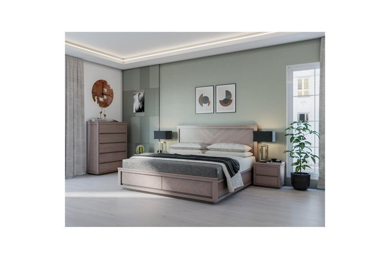 Rosemallow Bedside Table 2 Drawers Storage Cabinet Nightstand End Tables Timber Bedside Tables