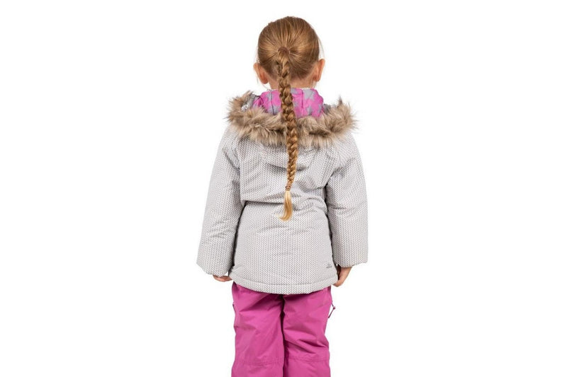 Trespass Girls Denia TP50 Ski Jacket (Platinum) (3-4 Years)