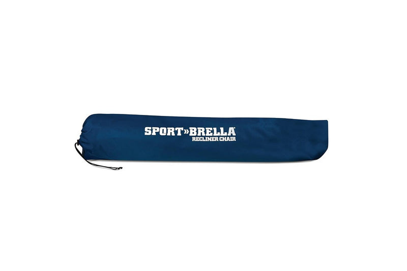 Sport-Brella Adjustable Reclining Chair Outdoor Seating w 360 Umbrella Blue