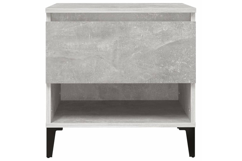 Side Table Concrete Grey 50x46x50 cm Engineered Wood vidaXL