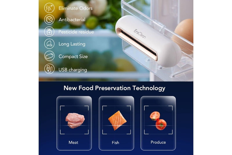 TODO Ozone Generator Odor Eliminator Fridge Air Purifier Sterilizer Portable Rechargeable