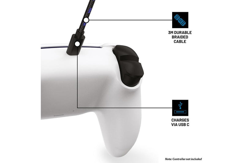 4Gamers PS5 Play & Charge Cable Twin Pack (3m)