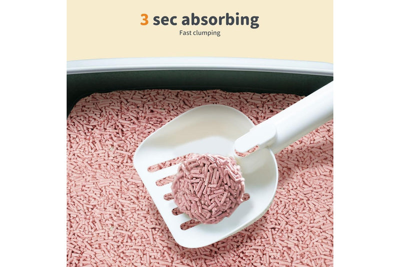 Pawz 2.5kg Tofu Cat Litter Clumping Flushable Fast Super Absorben Watermelon x2