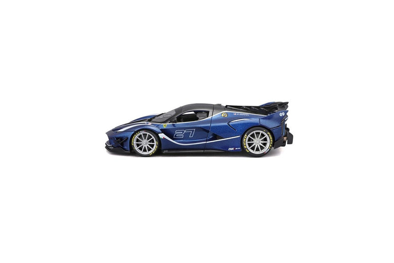 Maisto 1:18 R&P Ferrari FXX EVO No.70 Blue Model Car Kids Childrens Toy 3y+