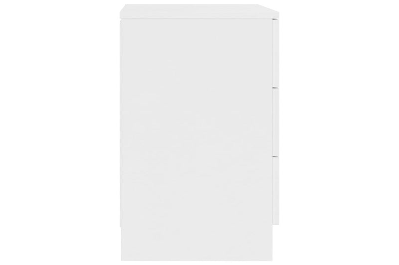 Bedside Cabinets 2 Pcs White 38X35x56 Cm Engineered Wood Bedside Tables