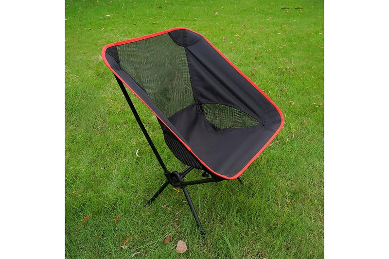 HYPERANGER: Outdoor Folding Camping Chair - Black (Small)
