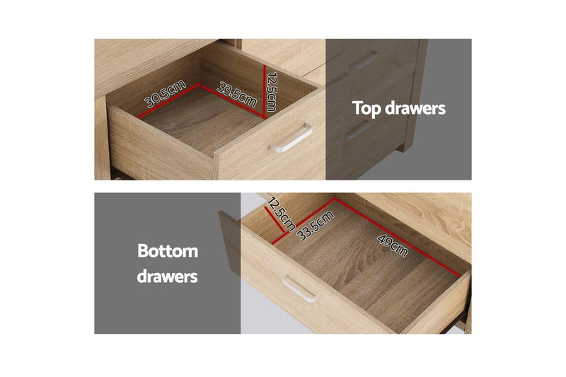 7 Chest of Drawers - MAXI Pine