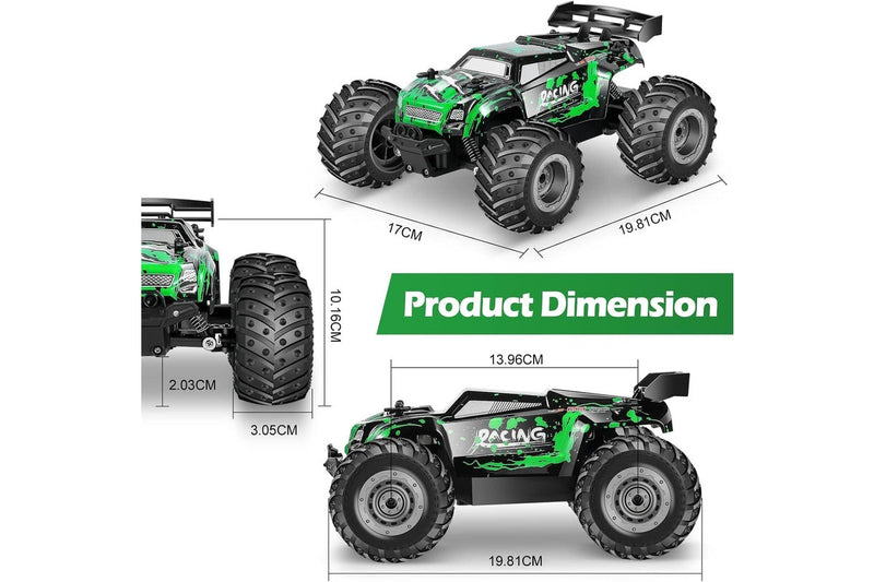 RC Car Monster Truck 1,18 2WD 2.4GHz 20Km/h LED Headlight