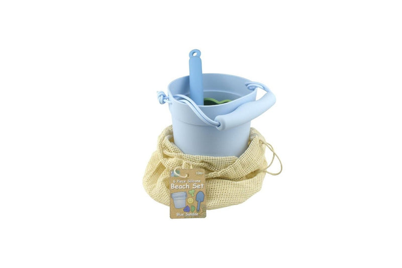 6pc Koala Dream Silicone Baby Toddler Beach Sand Toy Set Blue Sundae 10m+