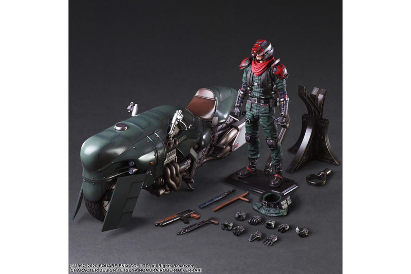 Final Fantasy VII Remake: Bike Guard & Bike - Play Arts Kai Figure Set