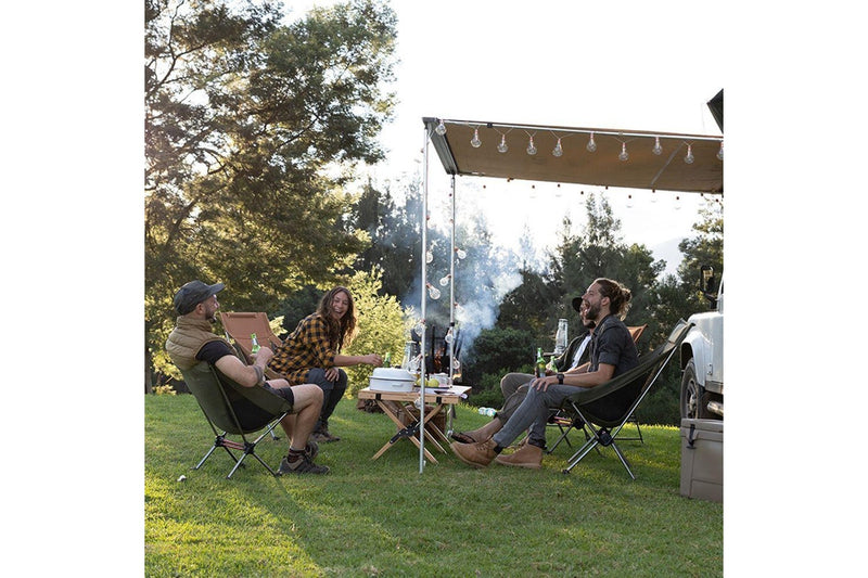 Naturehike Folding Moon Chair Outdoor Fishing Ultralight Portable Camping Chair Regular - Amber