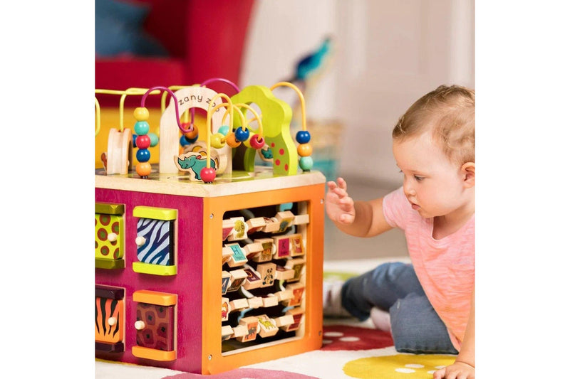 B. Zany Zoo Wooden Activity Cube