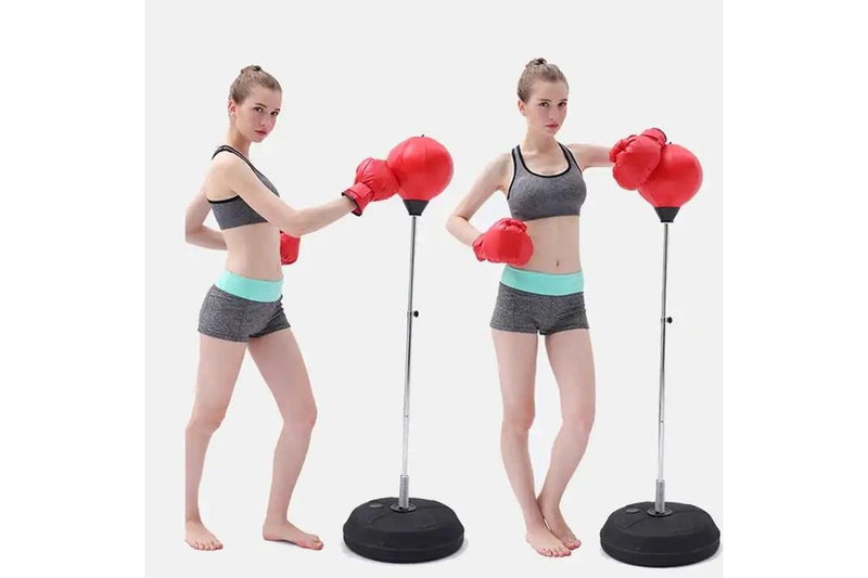 Freestanding Adjustable Height Boxing Punching Ball Set