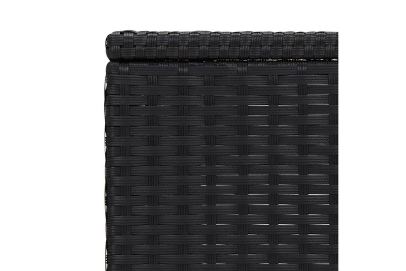 C Table Black 40x35x60 cm Poly Rattan vidaXL
