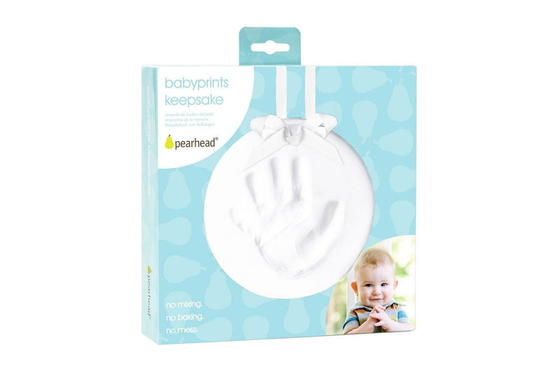 Pearhead: Baby Prints Hanging Keepsake - White