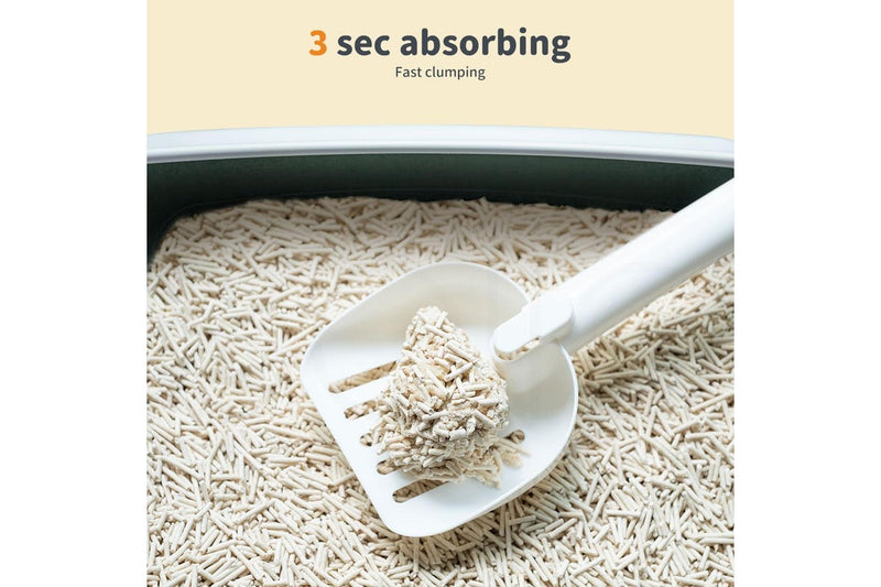 Pawz 2.5kg Tofu Cat Litter Clumping Flushable Fast Super Absorben Natural x6