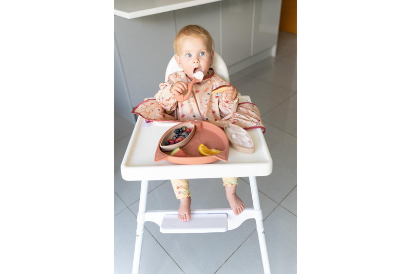 Tidy Tot: Long Sleeve Cover & Catch Bib - Fox