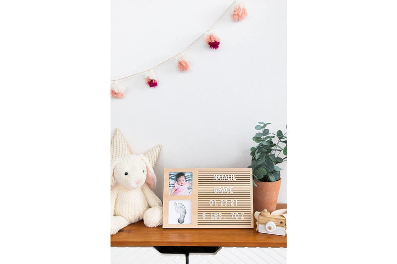 Pearhead: Baby Prints Letterboard Frame