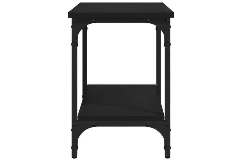 Side Table Black 40x30x42 cm Engineered Wood vidaXL