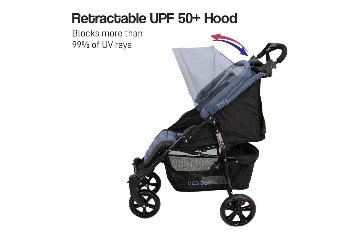 Veebee NAV 4 Stroller - Glacier